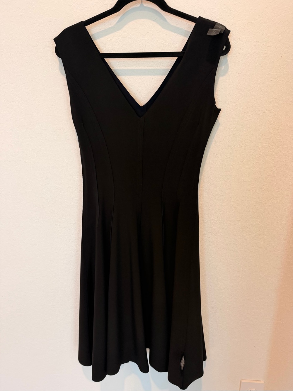 Norma Kamali Black Midi A-Line Dress convertible black/blue - Picture 8 of 11